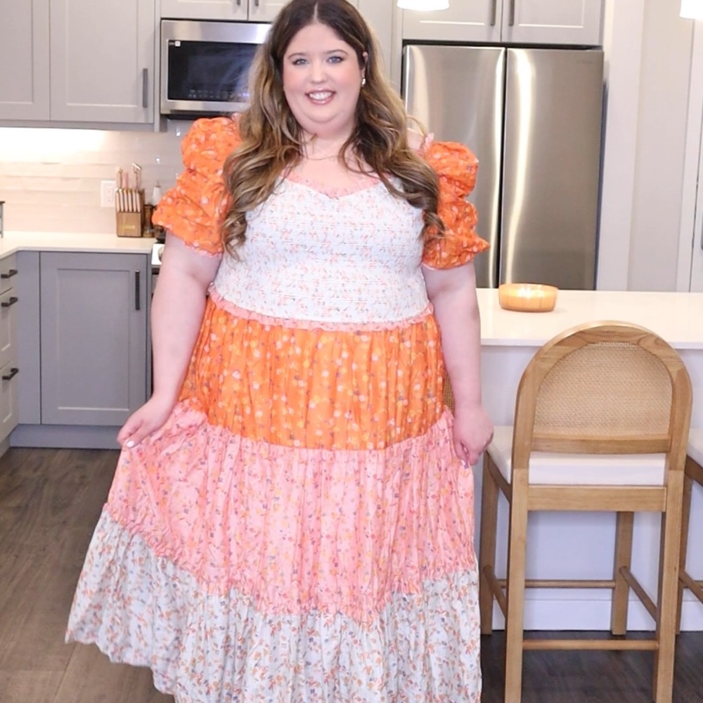 Ivy City Co Emily Dress in Sorbet